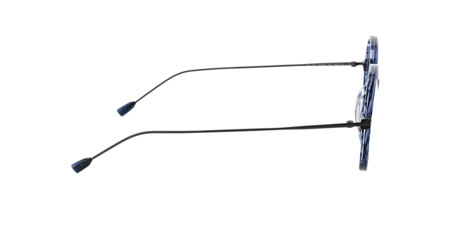 Edison Blue Horn  &  Matt Gun AcetatEyeglass Frames von B24, Seitenansicht