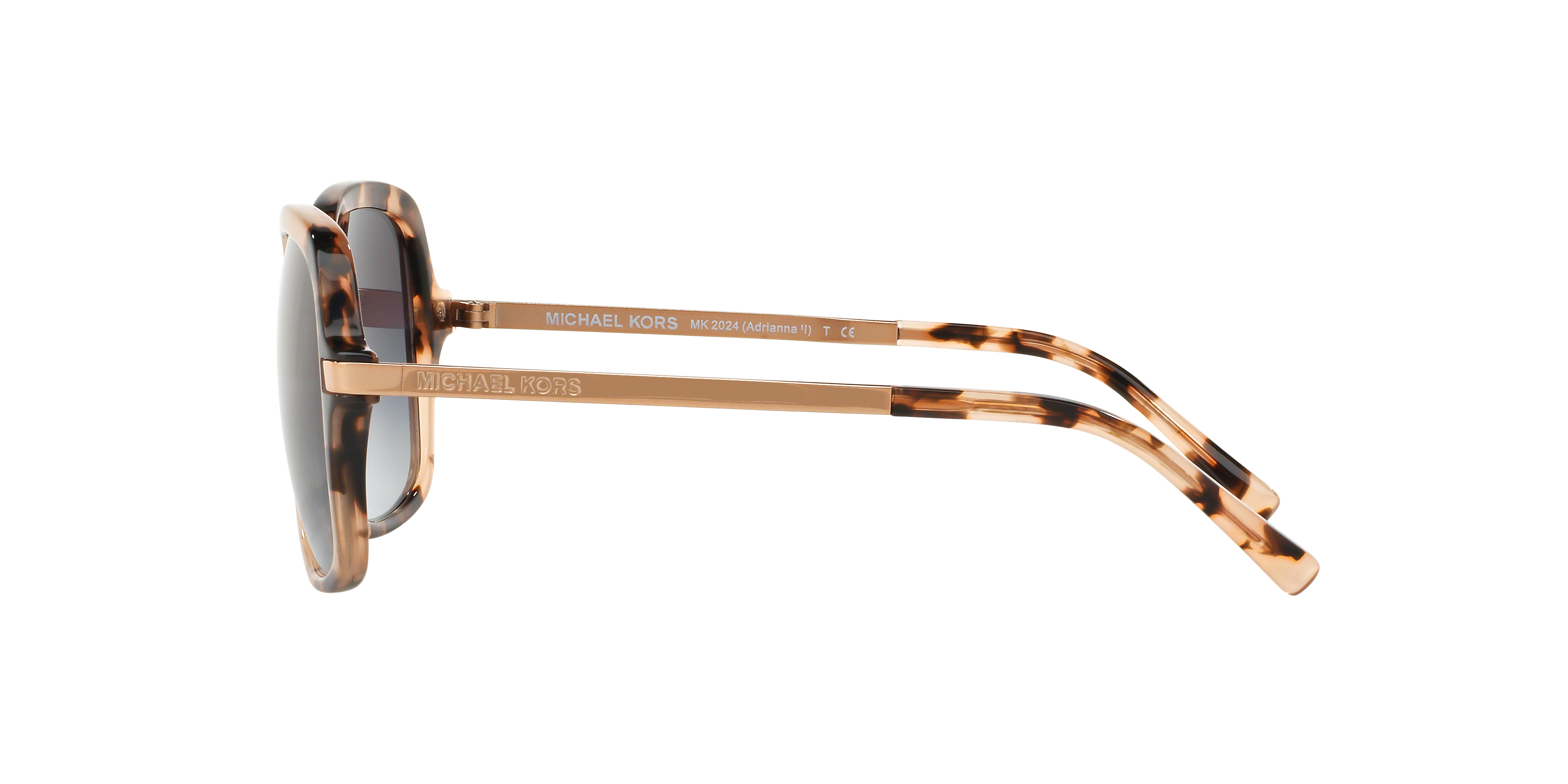 MK2024 Pink Tortoise AcetatSunglass Frames von B24, Seitenansicht