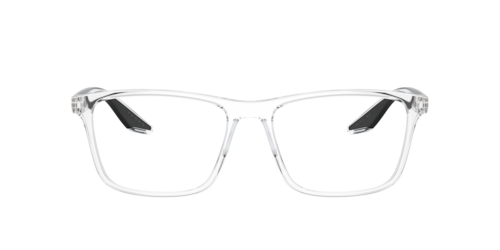 Prada Linea Rossa - PS 01QV, Herren, Kristall/black/Crystal, Größe: Large