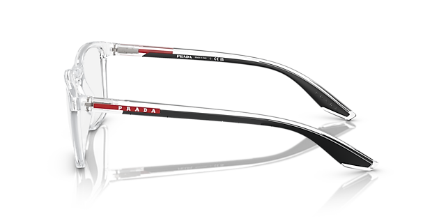 PS 01QV Kristal KunststofEyeglass Frames van B24, Zijaanzicht