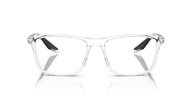 PS 01QV Kristal KunststofEyeglass Frames van B24, Vooraanzicht