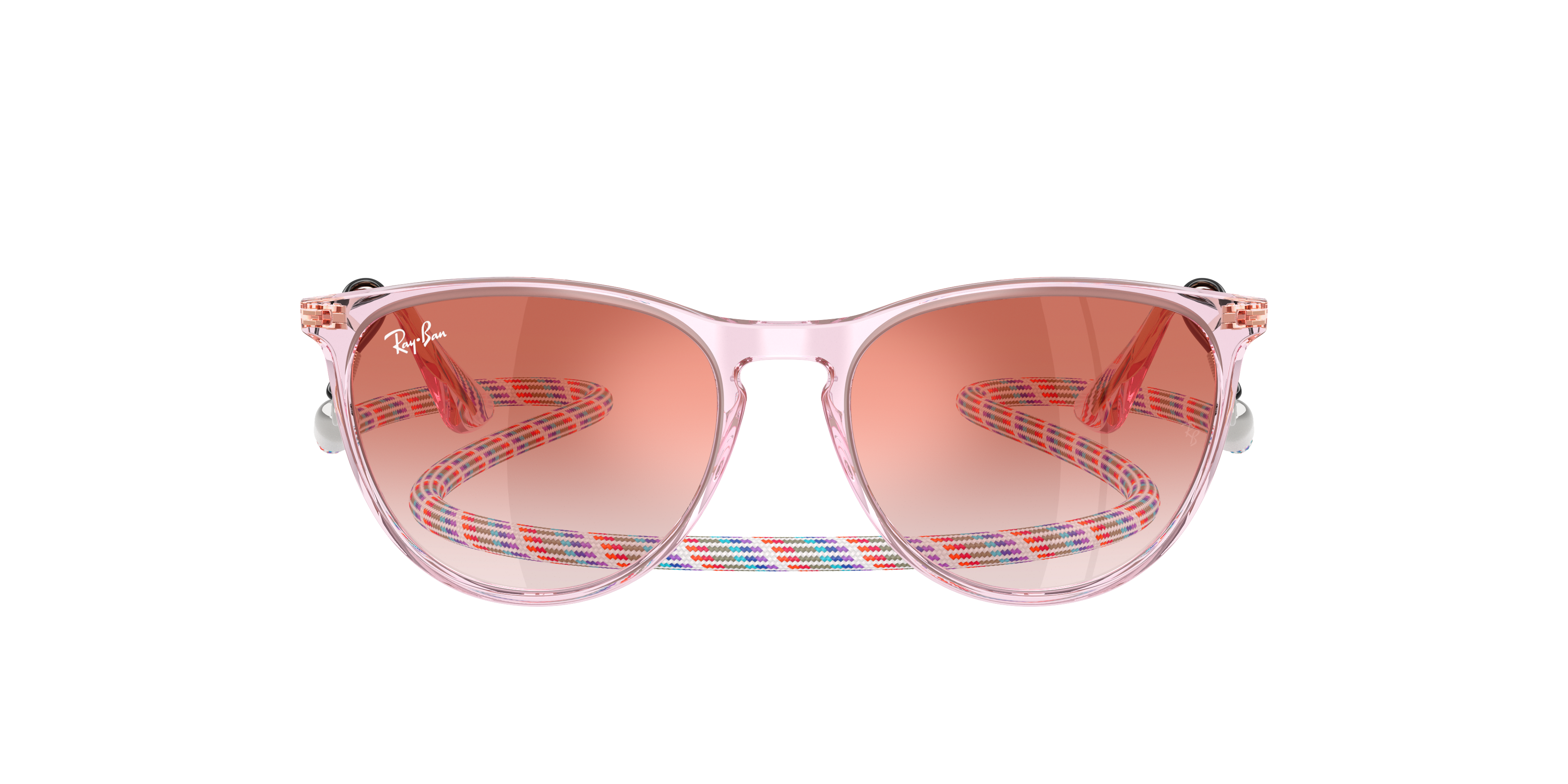 RB9060S Transparant violet KunststofSunglass Frames van B24, met getinte lenzen