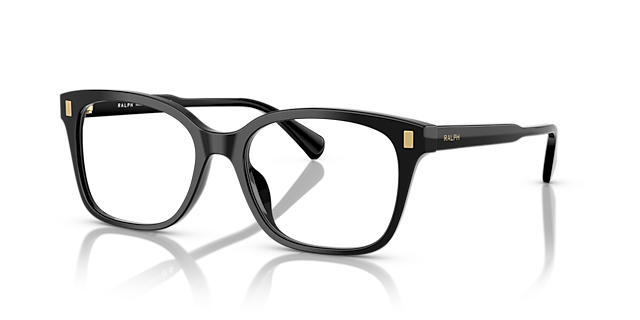 RA7174U Schwarz glänzend AcetatEyeglass Frames von B24, Dreiviertelansicht