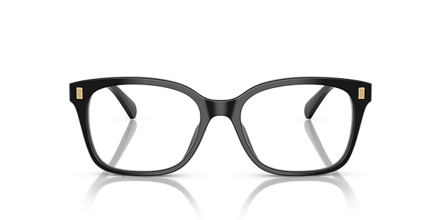 RA7174U Schwarz glänzend AcetatEyeglass Frames von B24, Vorderansicht