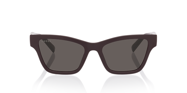 GG1982S Paars KunststofSunglass Frames van B24, Vooraanzicht