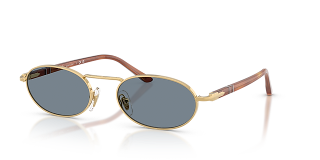 PO1023S Goud MetaalSunglass Frames van B24, Hoekweergave