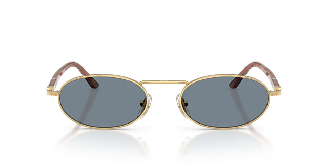 PO1023S Goud MetaalSunglass Frames van B24, Vooraanzicht
