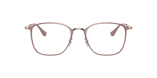 RB6466 Beige auf Kupfer MetallEyeglass Frames von B24, Vorderansicht