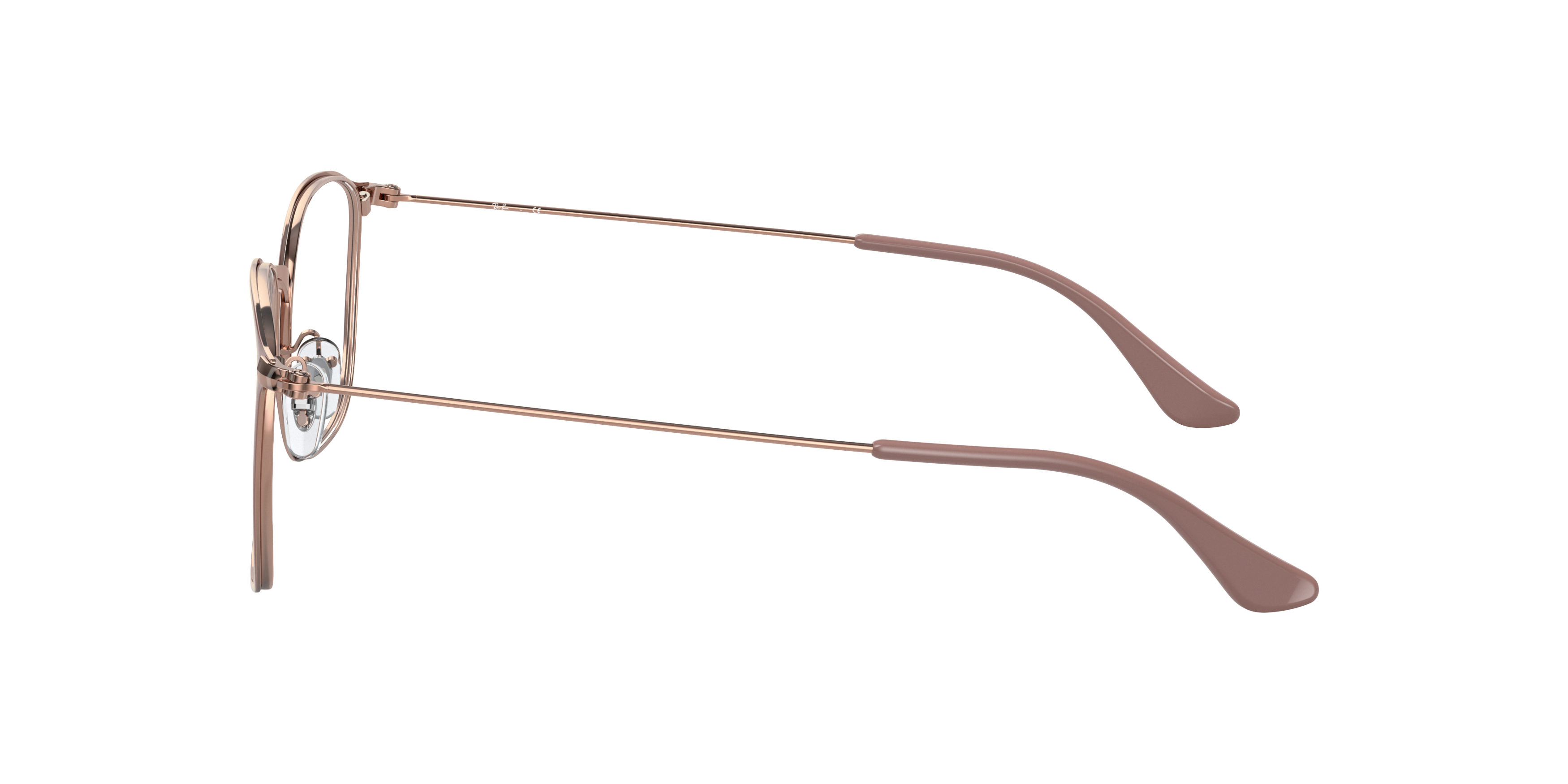 RB6466 Beige op koper MetaalEyeglass Frames van B24, Zijaanzicht