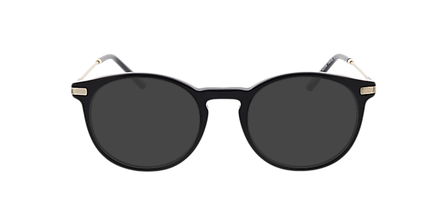 Florida Zwart AcetaatEyeglass Frames van B24, met getinte lenzen