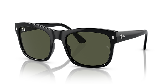 RB4428 Schwarz KunststoffSunglass Frames von B24, Dreiviertelansicht