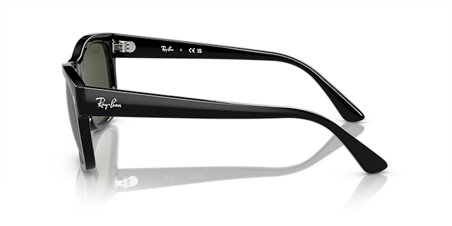 RB4428 Schwarz KunststoffSunglass Frames von B24, Seitenansicht