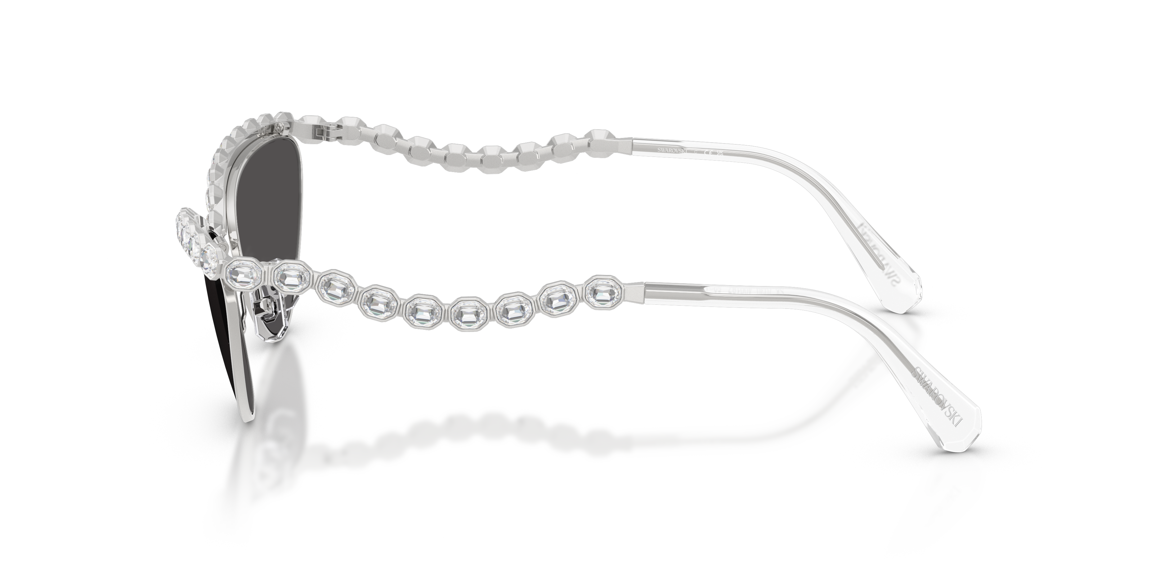 SK7030 Zilver MetaalSunglass Frames van B24, Zijaanzicht