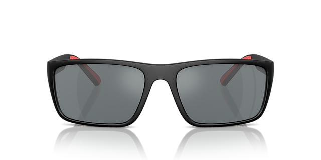 FZ6003U Zwartmat KunststofSunglass Frames van B24, Vooraanzicht
