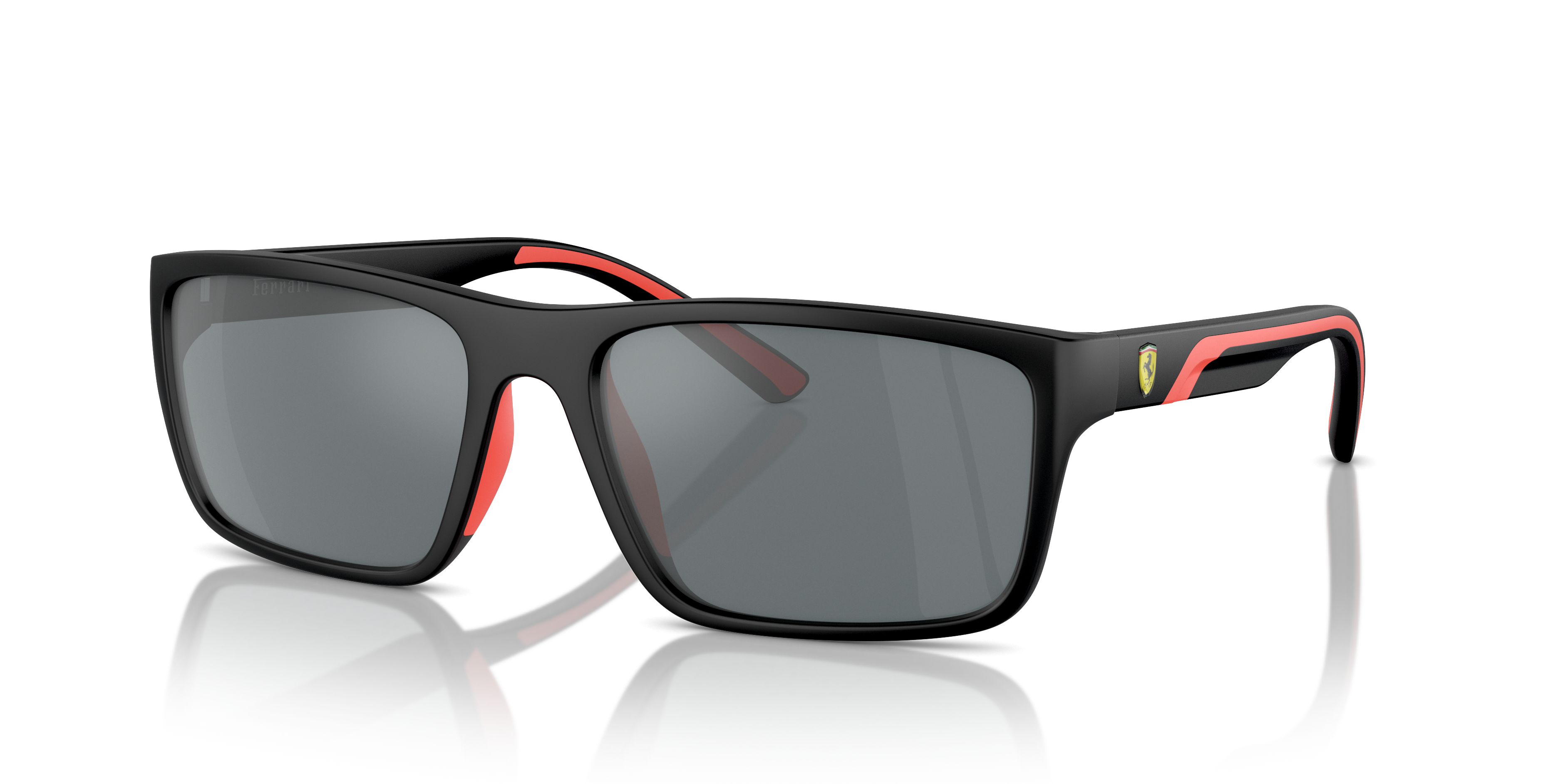 FZ6003U Zwartmat KunststofSunglass Frames van B24, Hoekweergave