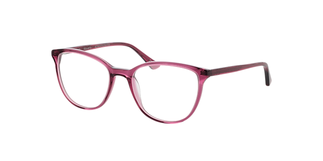 Waverly Crystal Raspberry Pink AcetatEyeglass Frames von B24, Dreiviertelansicht