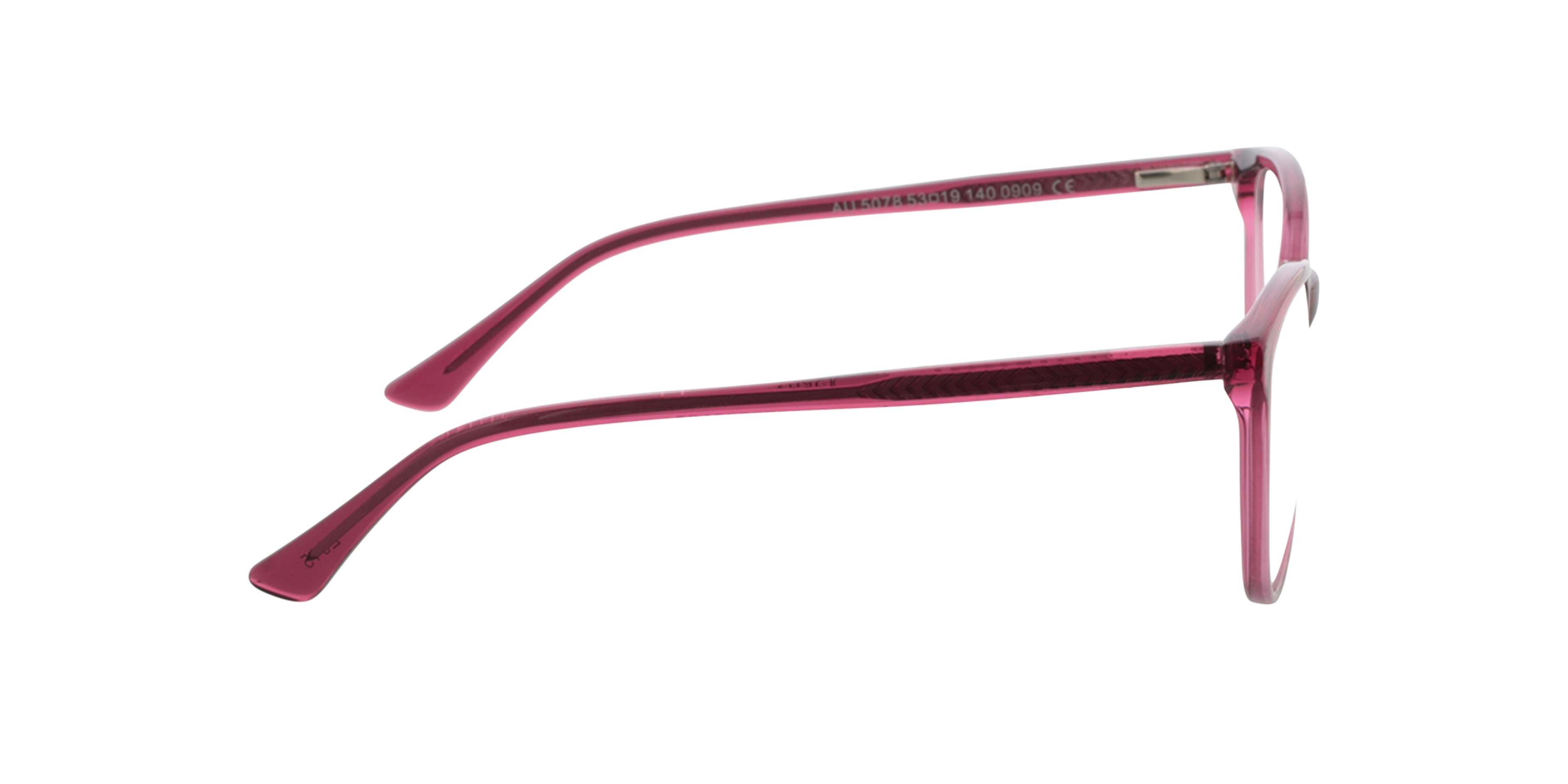 Waverly Kristal frambozenroze AcetaatEyeglass Frames van B24, Zijaanzicht