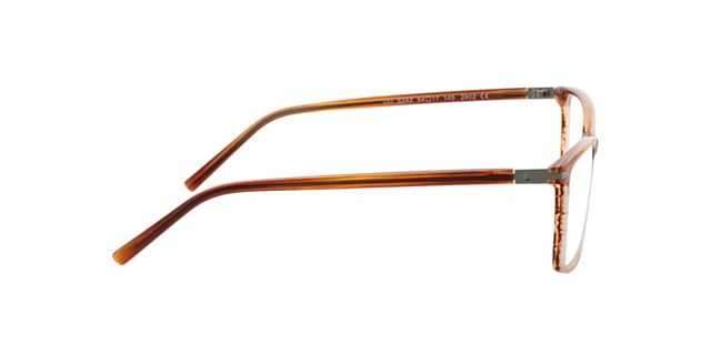 Wembley Honing hoorn  &  matzilver AcetaatEyeglass Frames van B24, Zijaanzicht