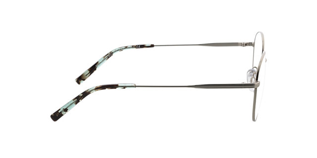 Julia Silber satiniert MetallEyeglass Frames von B24, Seitenansicht
