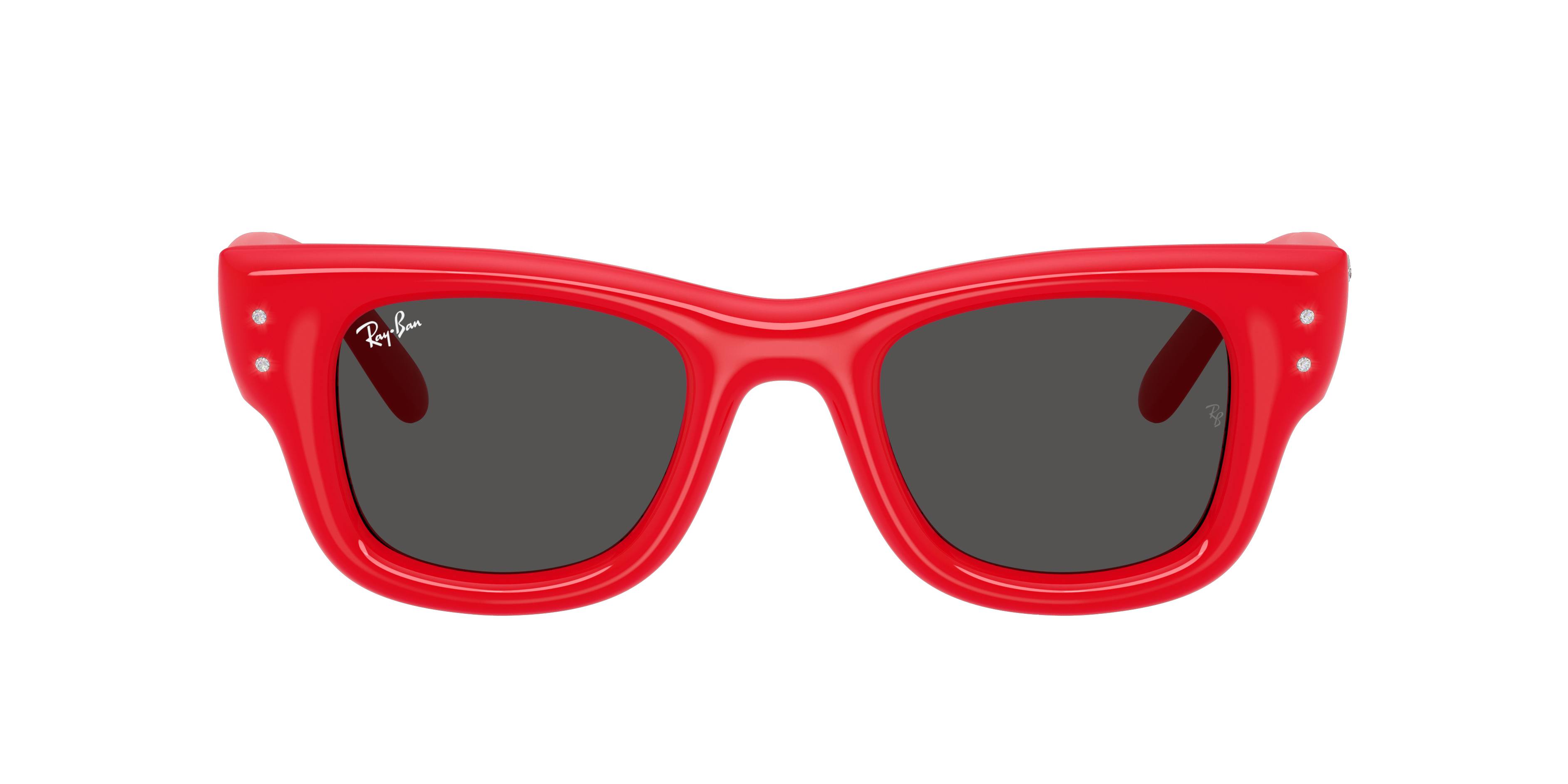 RB4940B Red & Strass KunststoffSunglass Frames von B24, mit getönten Gläsern