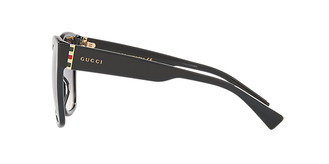 GG0459S Zwart glanzend AcetaatSunglass Frames van B24, Zijaanzicht