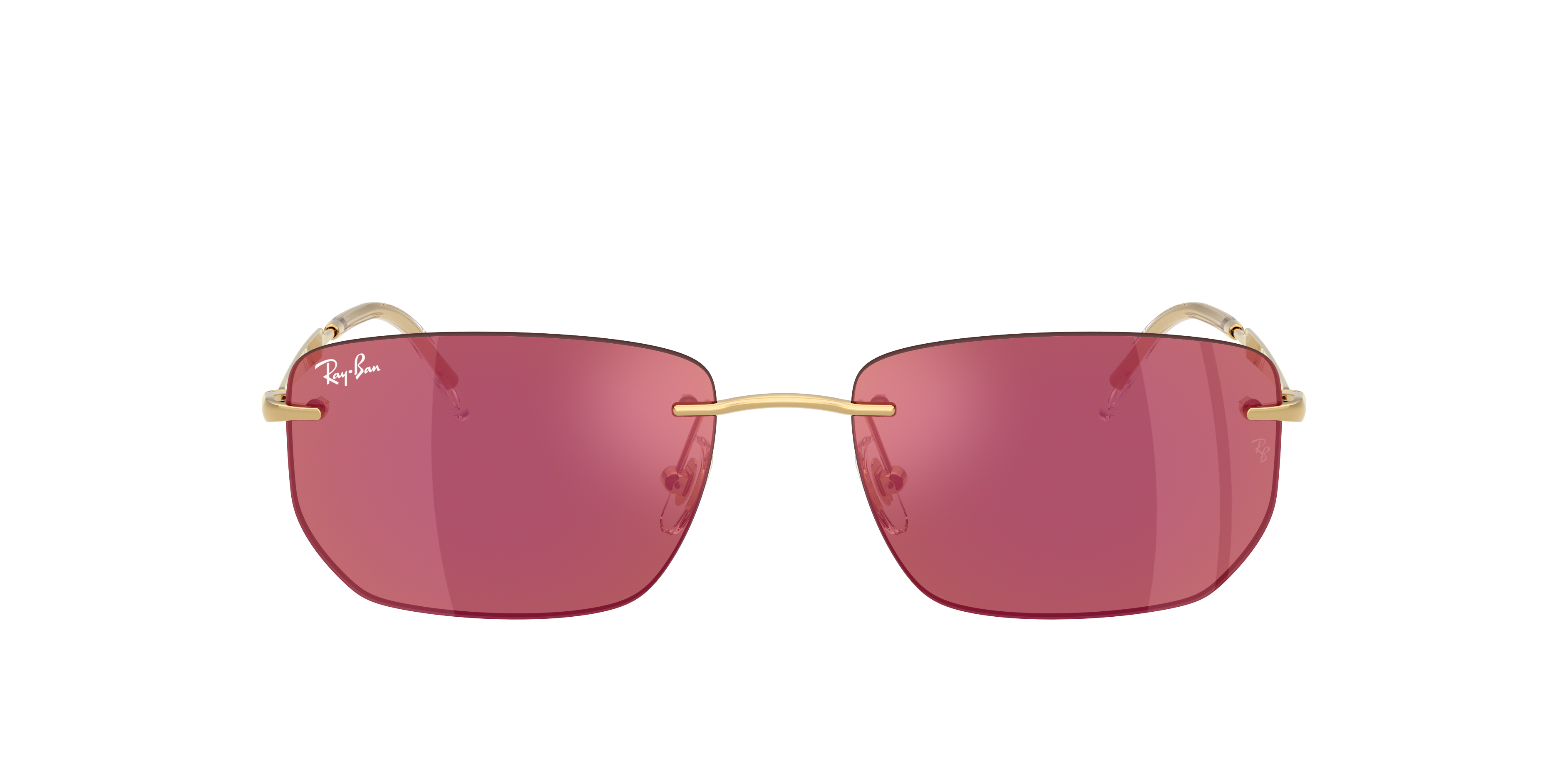 RB3768 Arista goud MetaalSunglass Frames van B24, met getinte lenzen