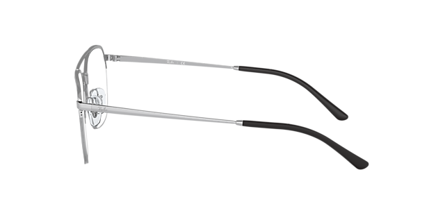 RB6444 Zilver MetaalEyeglass Frames van B24, Zijaanzicht