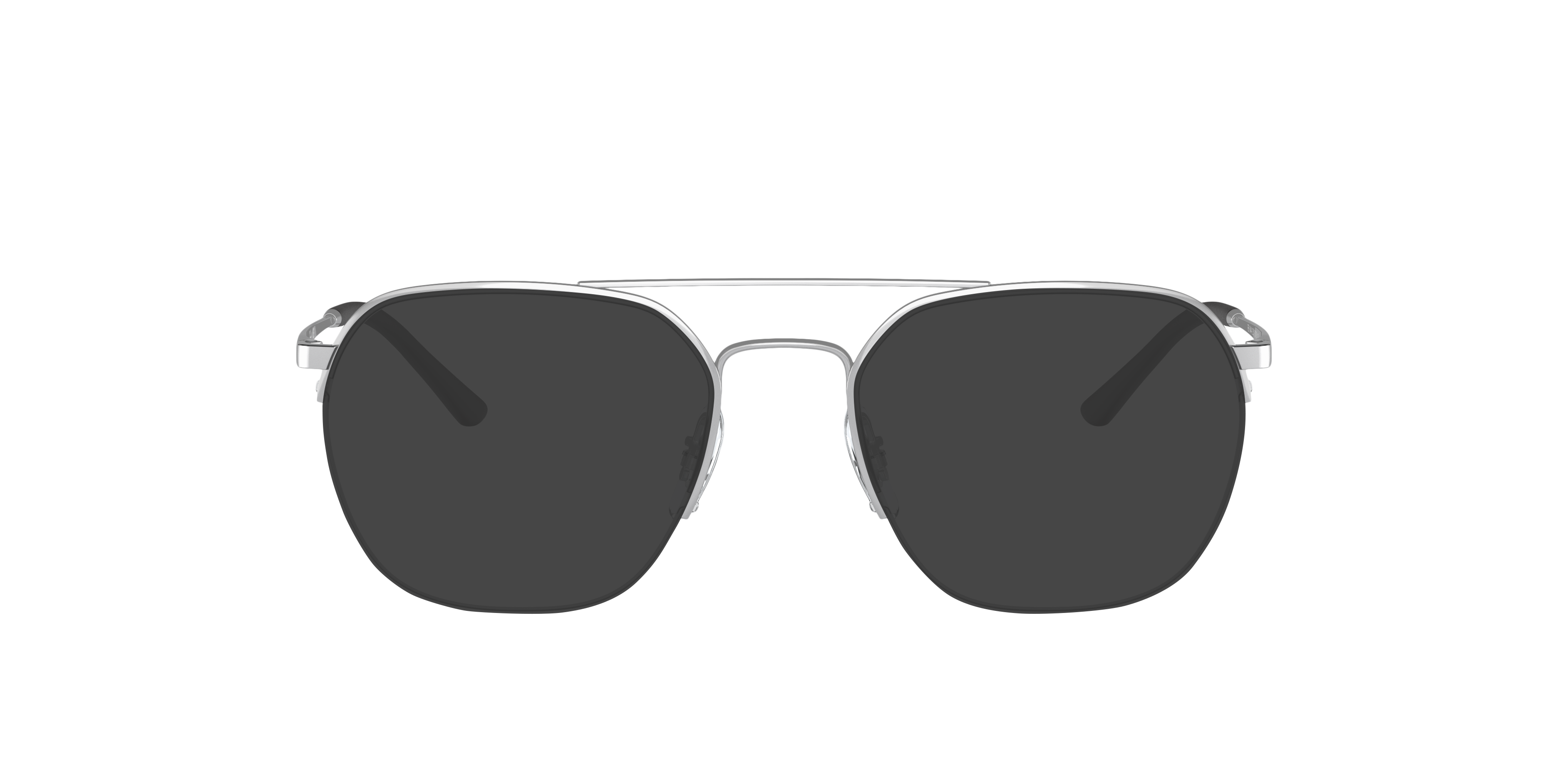 RB6444 Silber MetallEyeglass Frames von B24, mit getönten Gläsern