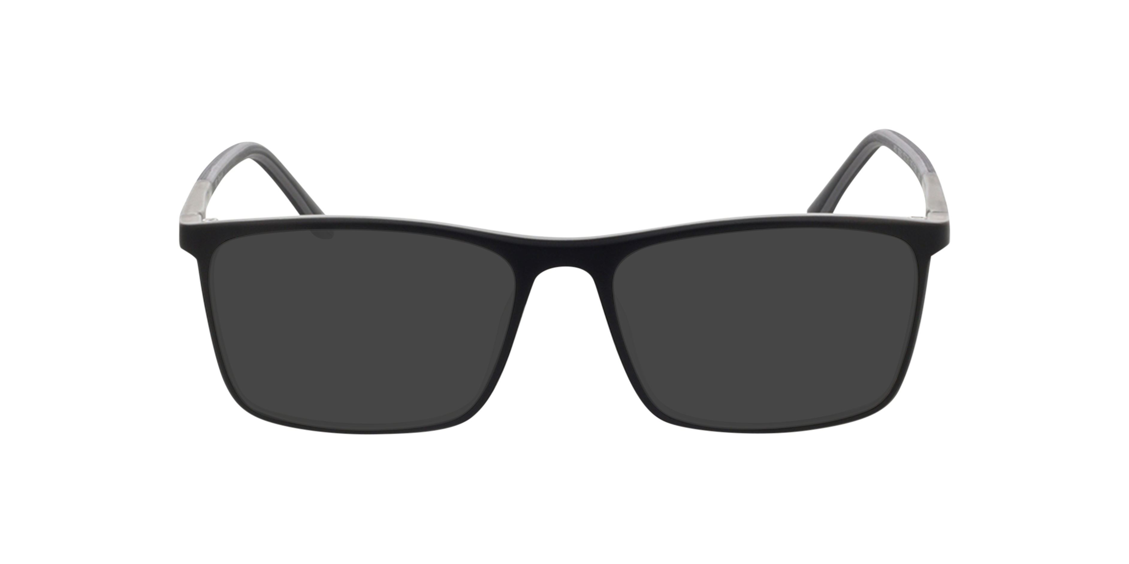 Foxhill Schwarz zweilagig  &  Kristall KunststoffEyeglass Frames von B24, mit getönten Gläsern