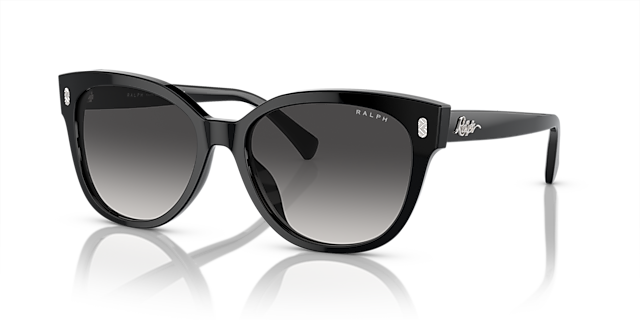 RA5305U Schwarz glänzend AcetatSunglass Frames von B24, Dreiviertelansicht