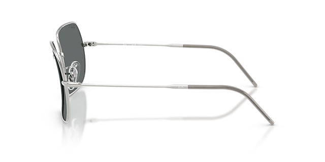 Square 1971 Reverse Silber MetallSunglass Frames von B24, Seitenansicht