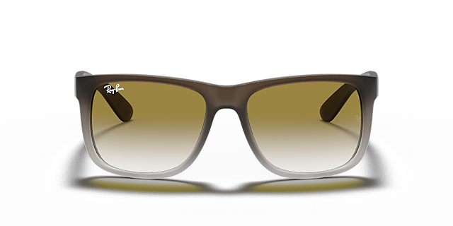 RB4165 Bruin KunststofSunglass Frames van B24, Vooraanzicht