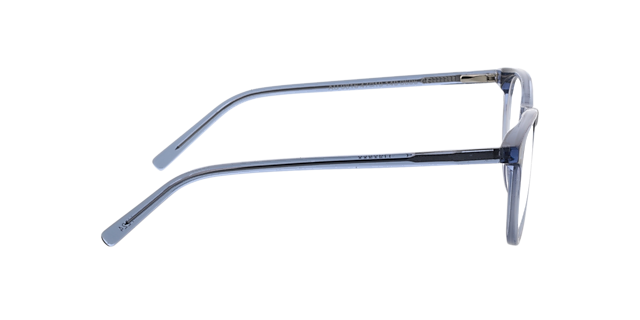 Odense Kristalblauw AcetaatEyeglass Frames van B24, Zijaanzicht
