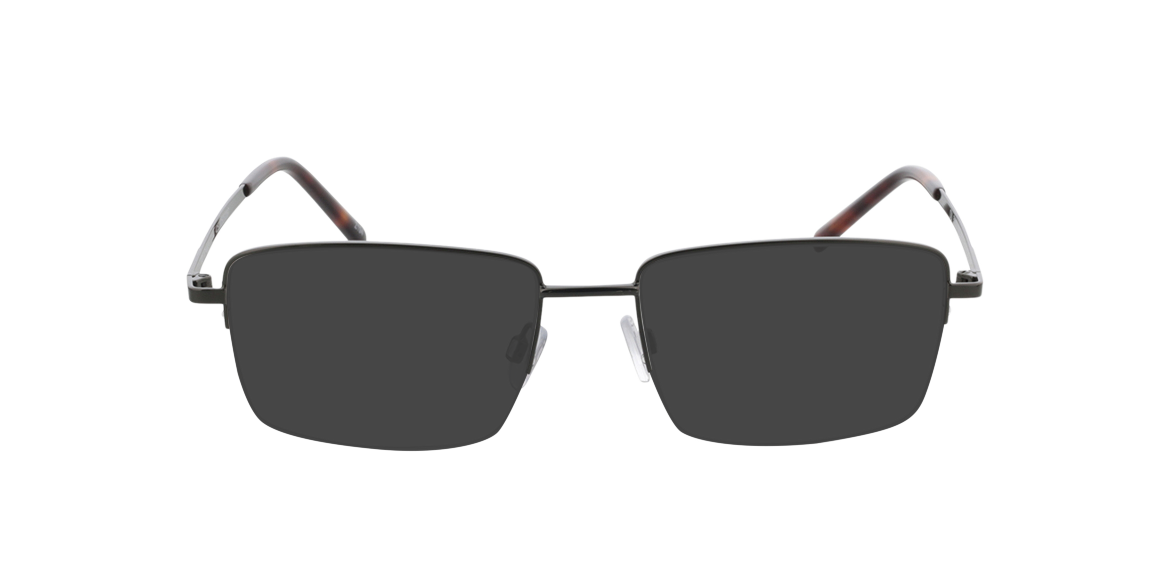 Dawson Dark Green  &  Havana MetallEyeglass Frames von B24, mit getönten Gläsern