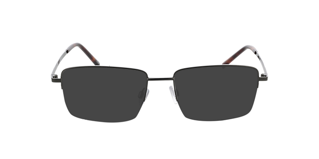 Dawson Donkergroen  &  Havana MetaalEyeglass Frames van B24, met getinte lenzen