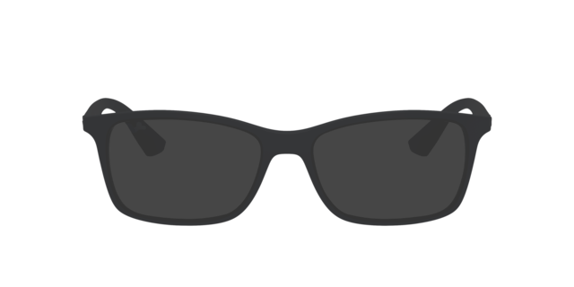 RB7047 Blau transparent KunststoffEyeglass Frames von B24, mit getönten Gläsern