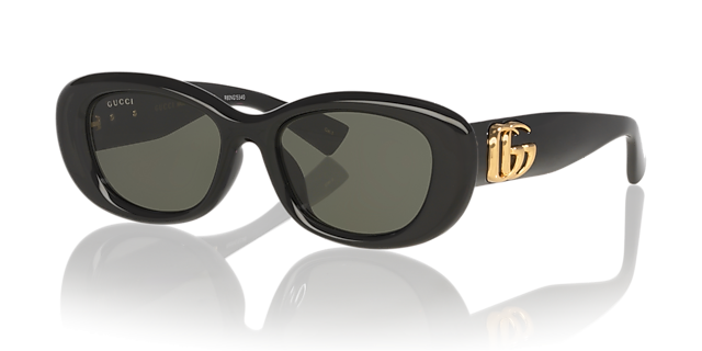 GG1829SK Schwarz KunststoffSunglass Frames von B24, Dreiviertelansicht