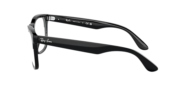 RB4487V Schwarz KunststoffEyeglass Frames von B24, Seitenansicht