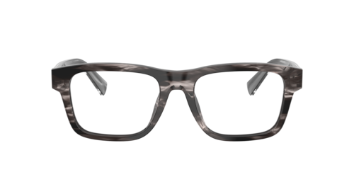 Dolce&Gabbana - DG3446, Herren, Grau gestreift/Black/Striped Grey, Größe: Durchschnittlich