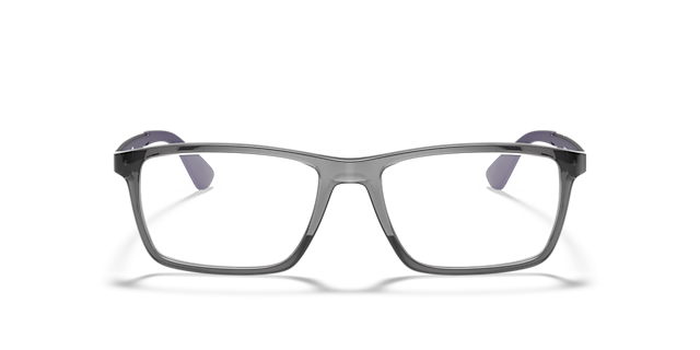 RB7056 Transparant grijs KunststofEyeglass Frames van B24, Vooraanzicht