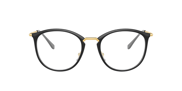 RB7140 Schwarz KunststoffEyeglass Frames von B24, Vorderansicht