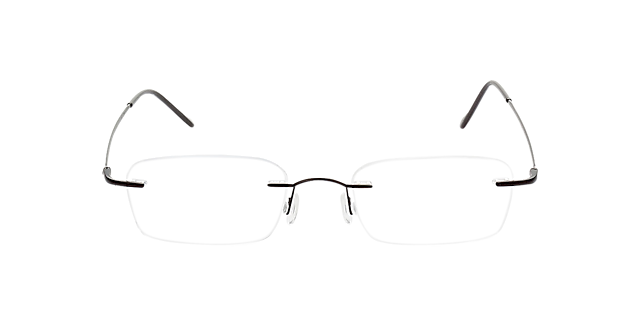 Bendigo Zwart MetaalEyeglass Frames van B24, Vooraanzicht