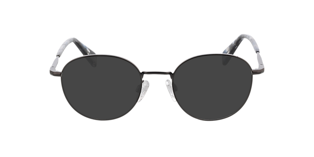 Princeton Matt Gun & Blue Pattern MetallEyeglass Frames von B24, mit getönten Gläsern