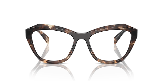 PR A20V Karamel Tortoise AcetaatEyeglass Frames van B24, Vooraanzicht