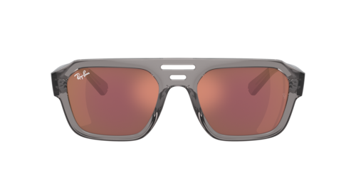 Ray-Ban - RB4397, Grau transparent/Black/Transparent Grey, Größe: Large
