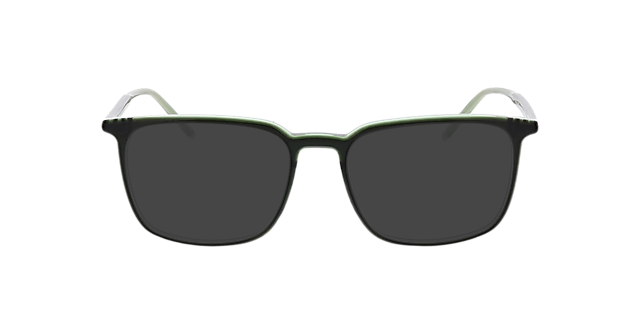 Oakland Bilayer Green & Crystal Green AcetatEyeglass Frames von B24, mit getönten Gläsern