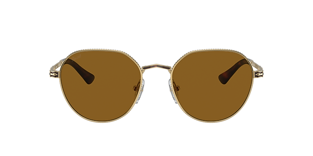 PO2486S Gold & Havana MetallSunglass Frames von B24, mit getönten Gläsern