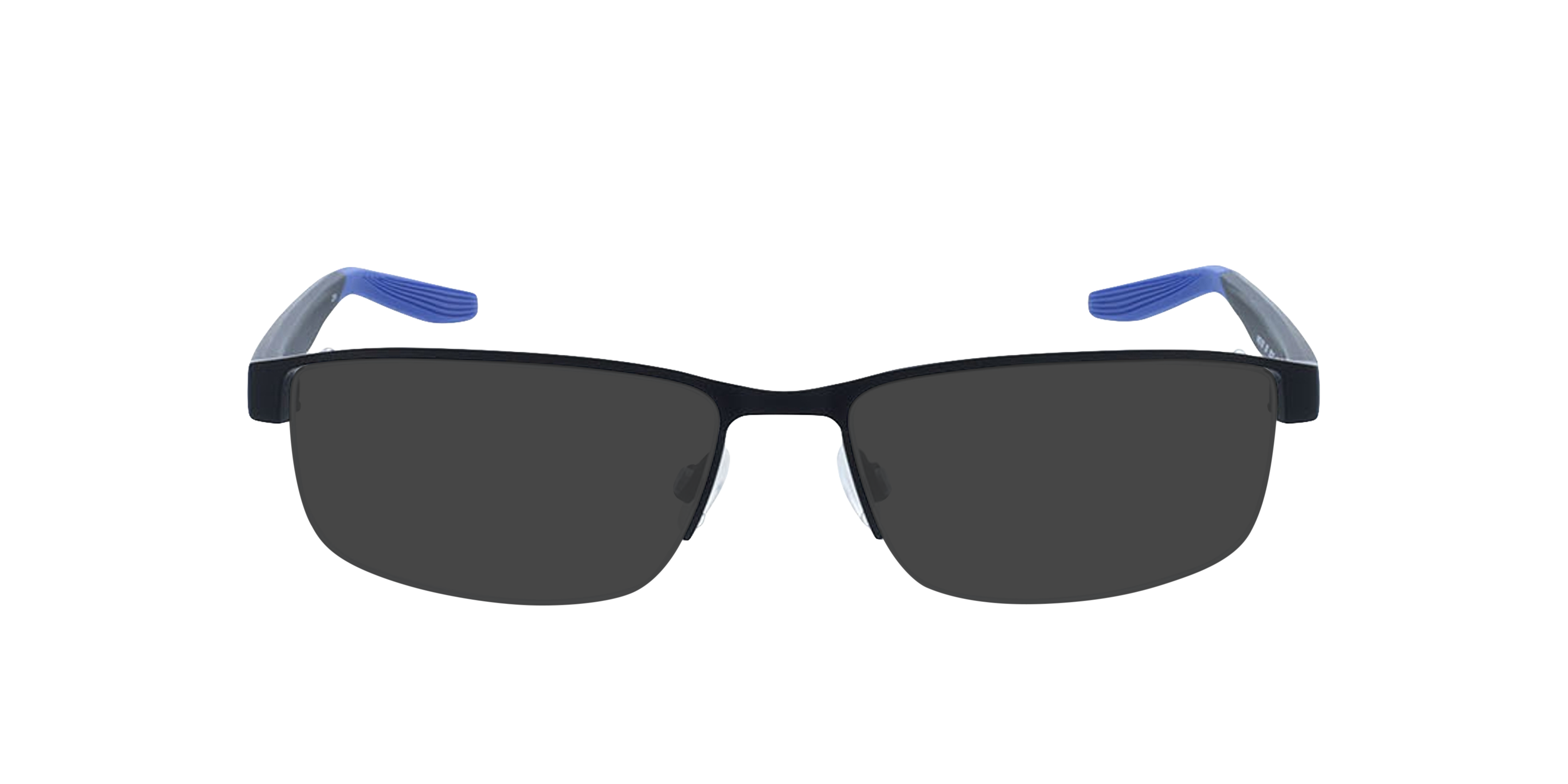 NIKE 8138 Zwart blauw MetaalEyeglass Frames van B24, met getinte lenzen