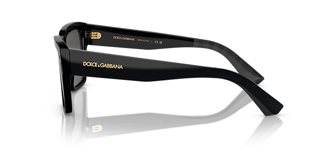 DG4431 Zwart AcetaatSunglass Frames van B24, Zijaanzicht