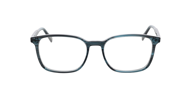 Barcelona Kristal blauw hoorn AcetaatEyeglass Frames van B24, Vooraanzicht